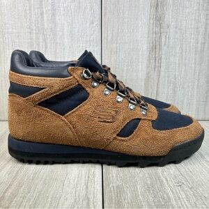 New Balance Rainier Vibram Brown Black Trail Hiking Sneaker Boot Men's Size 8.5